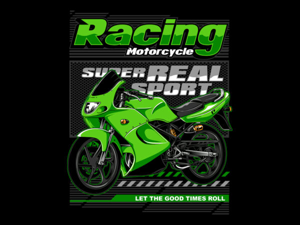 Racing motorcycle t shirt design online