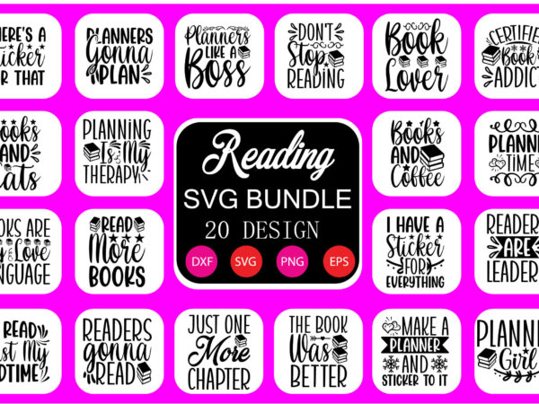 Reading svg bundle t shirt design online