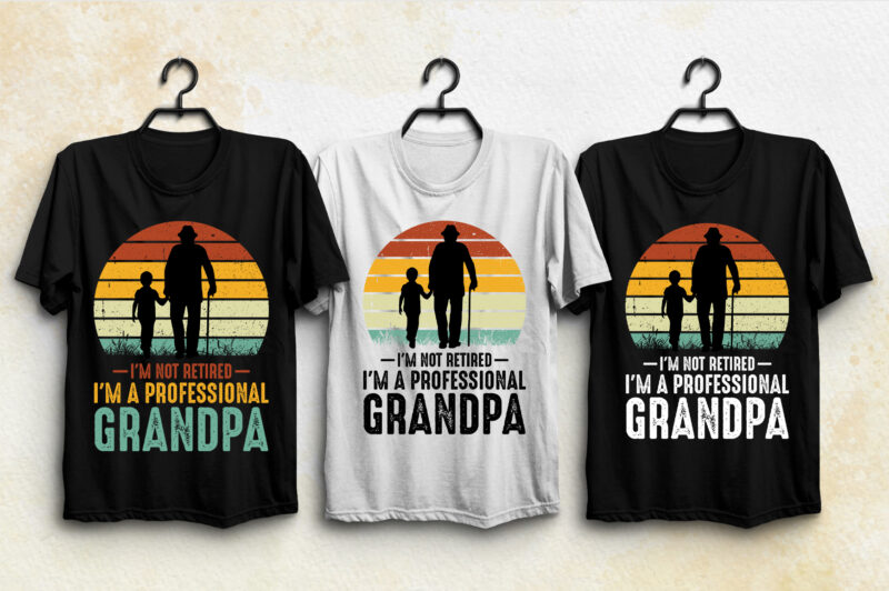 Sunset Vintage T-Shirt Design Bundle