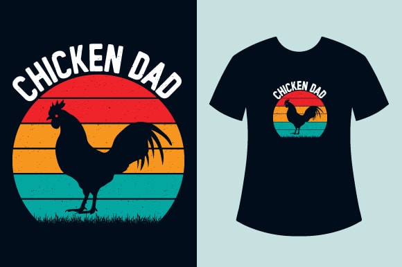 Retro Vintage Chicken T-Shirt Design Bundle, Vintage Chicken T-Shirts, Retro Vintage Rooster T-Shirts, Chicken Retro Vintage Poultry Farmer T-shirts