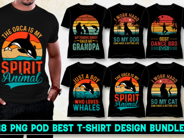 Retro vintage sunset t-shirt design bundle
