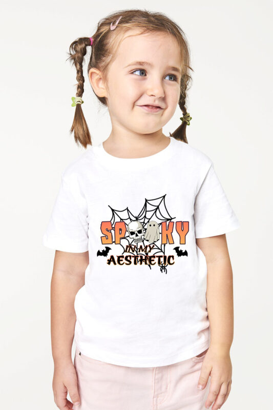 Halloween SVG Sublimation Spooky Aesthetic Shirt Design