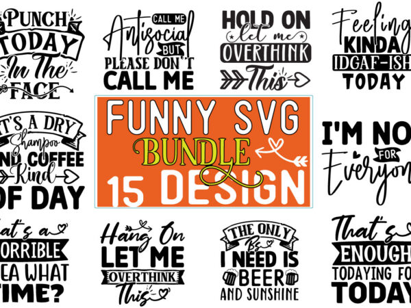 Funny svg design bundle