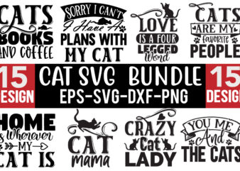 Cat SVG Design Bundle