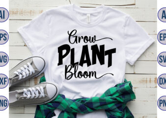 Grow plant bloom svg