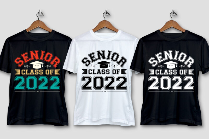 School Senior Class Of T-Shirt Design Bundle