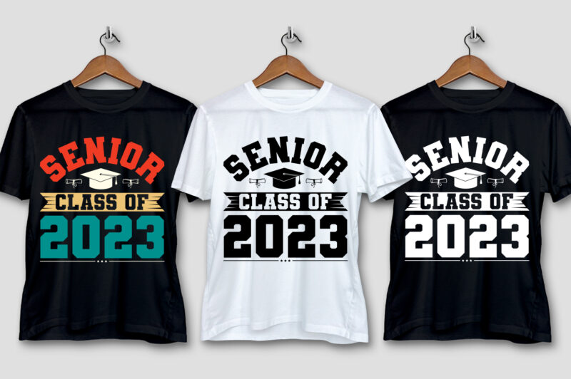 School Senior Class Of T-Shirt Design Bundle