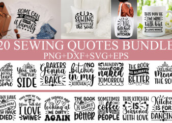 Sewing Quotes Bundle t shirt template vector