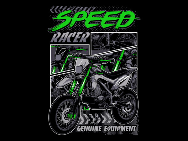 Speed racer t shirt template vector Speed racer t shirt template vector