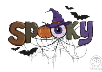 Spooky Halloween Sublimation Designs