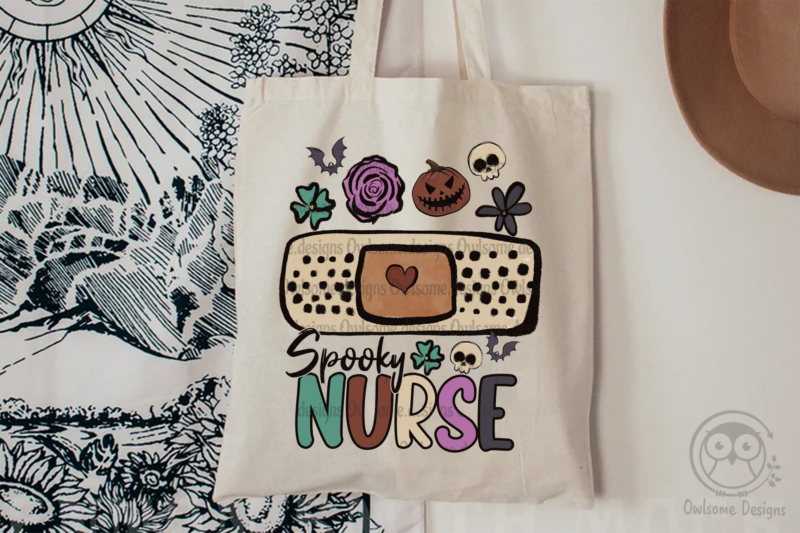 Spooky Nurse Halloween Sublimation