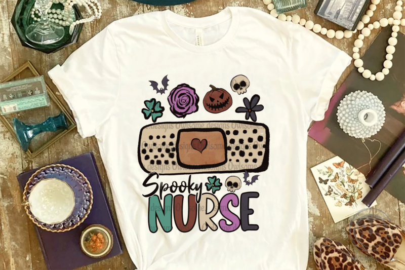 Spooky Nurse Halloween Sublimation