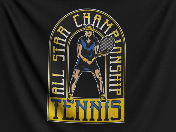 Tennis championship t shirt designs for sale