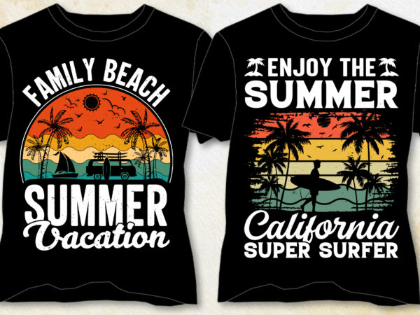 Summer t-shirt design-summer vacation lover t-shirt design