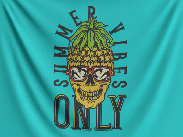 Summer vibes only t shirt template vector