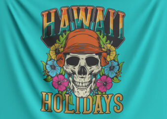 Hawaii Holidays graphic t shirt