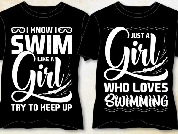 Swimming t-shirt design-swimming lover t-shirt design