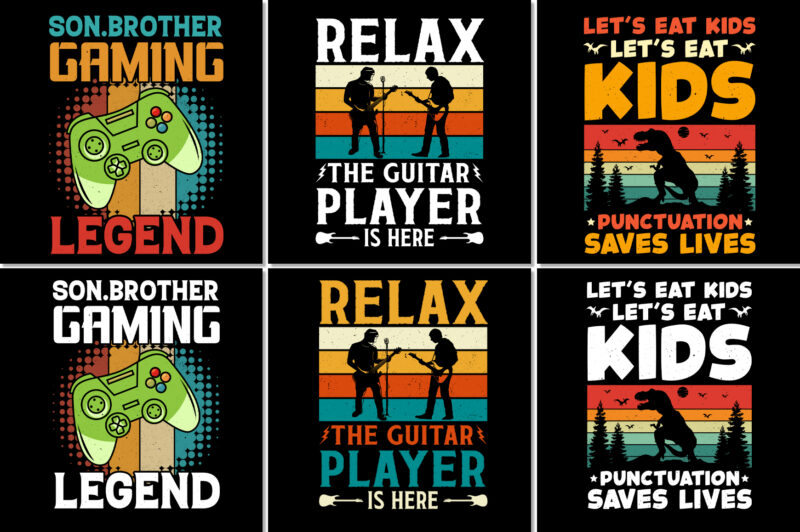 T-Shirt Design Bundle-Trendy Pod Best T-Shirt Design Bundle