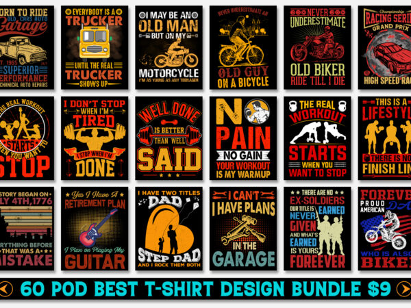 T-shirt design bundle