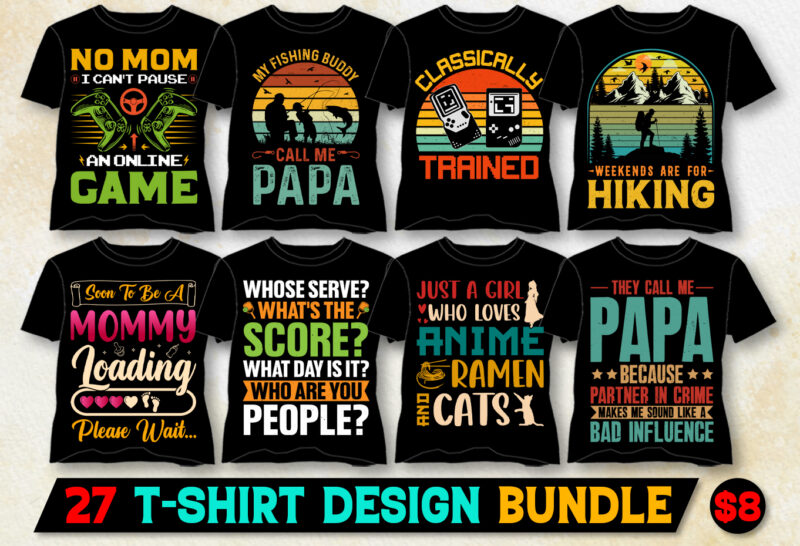 T-Shirt Design Bundle