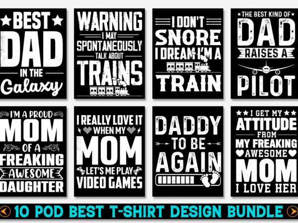 T-shirt design bundle-pod best selling t-shirt design bundle