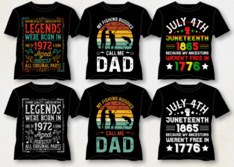 T-Shirt Design Bundle-Retro Vintage