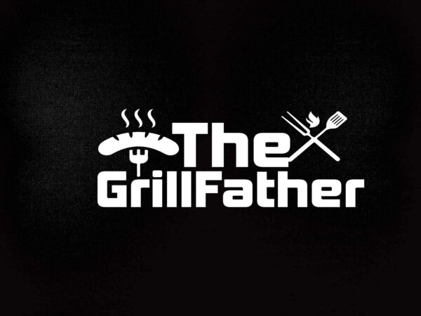 The grillfather | funny dad grandpa grilling bbq meat svg printable files t shirt designs for sale
