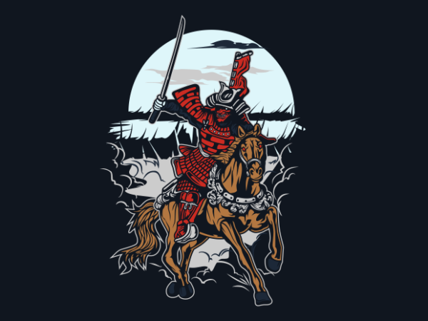 The legend of samurai t shirt designs for sale