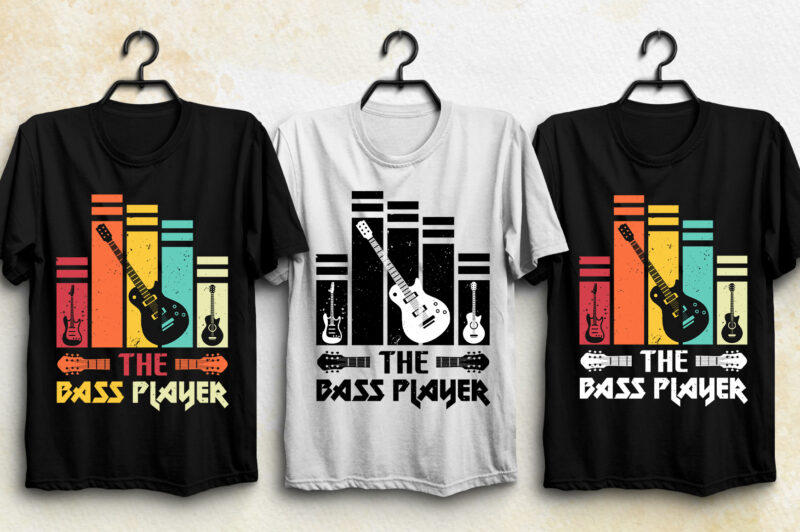 Music T-Shirt Design Bundle-Trendy Music T-Shirt Design