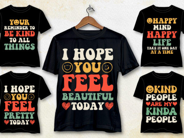 Trendy t-shirt design bundle