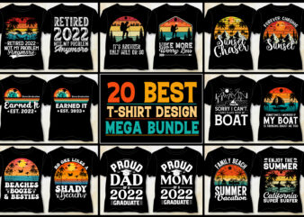 Trendy T-Shirt Design Bundle