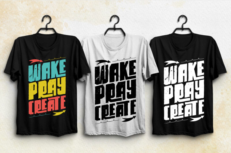 Typography T-Shirt Design Bundle