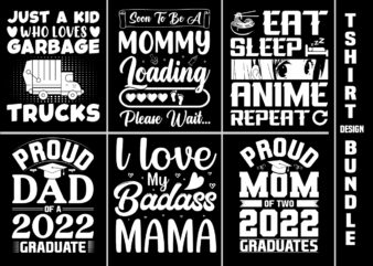 Typography T-Shirt Design Bundle