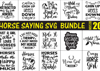 Horses SVG Bundle graphic t shirt