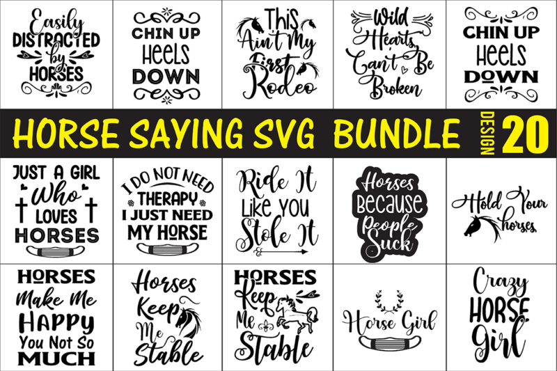 Horses SVG Bundle