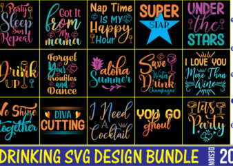 Drinking SVG Bundle