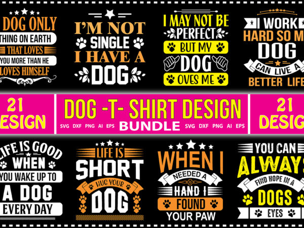 Dog t- shirt design bundle, dog svg bundle