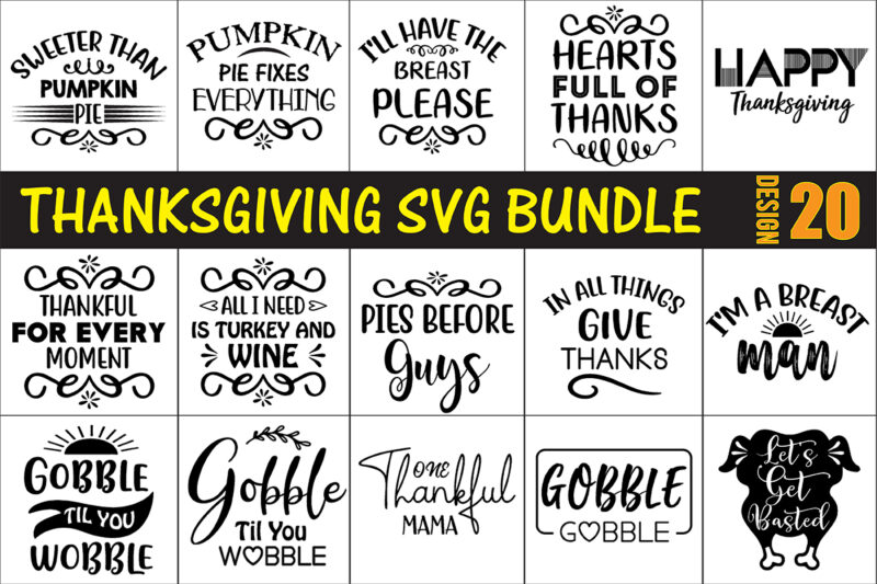 Thanksgiving SVG Bundle