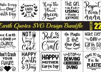 Happy Earth Day SVG Bundle