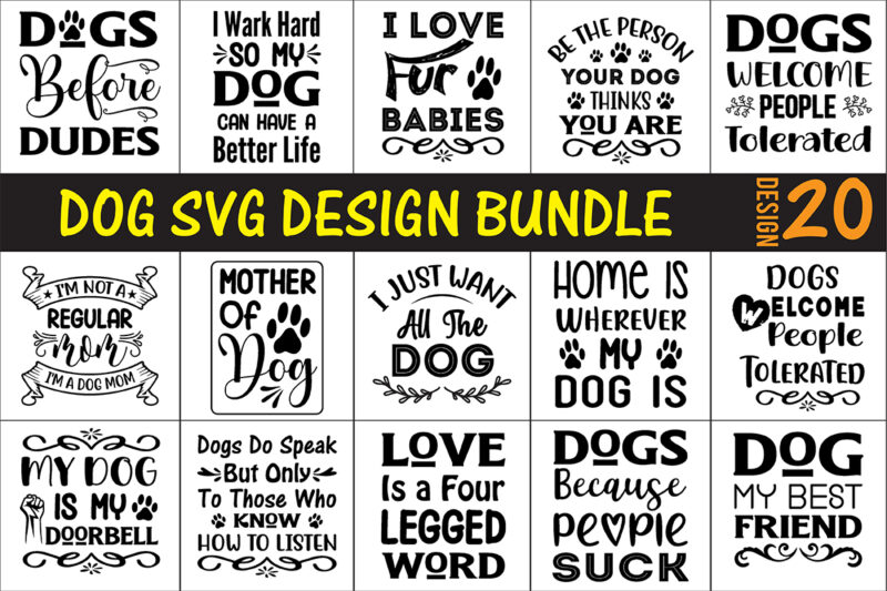 Dog SVG Bundle