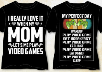 Video Game T-Shirt Design-Video Game Lover T-Shirt Design