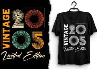 Vintage 2005 Limited Edition T-Shirt Design