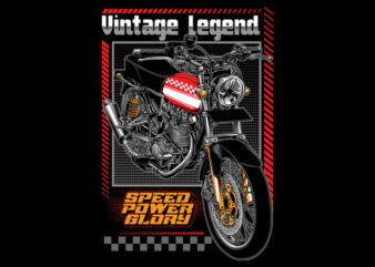 Vintage Legend t shirt vector art