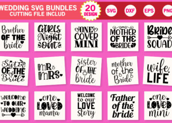 Wedding Svg Bundle