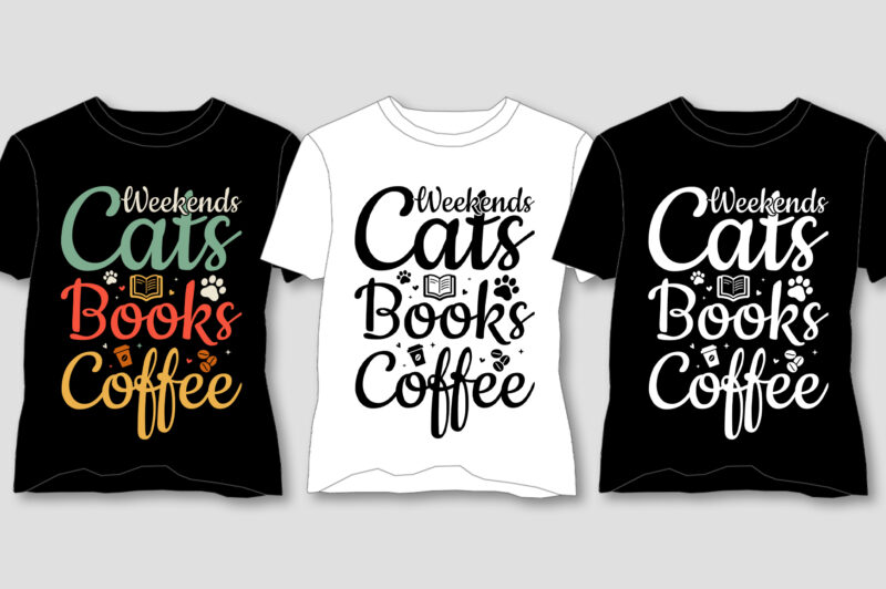 Cat T-Shirt Design Bundle-Cat Lover T-Shirt Design Bundle