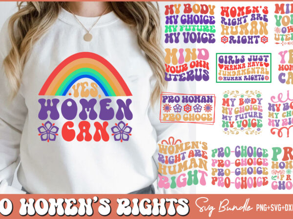 Women’s rights svg bundle t shirt design for sale