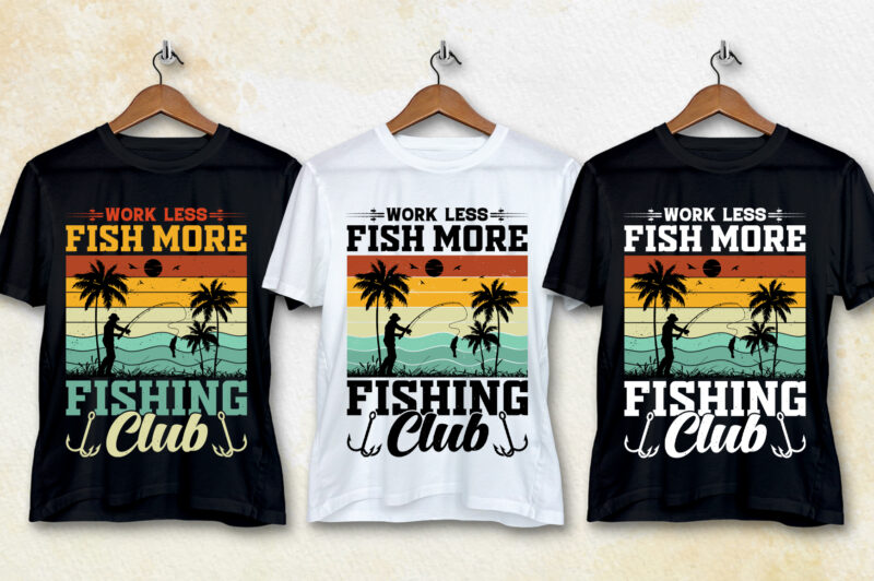 Fishing T-Shirt Design Bundle