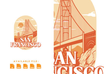 San Francisco Sky Tshirt Design
