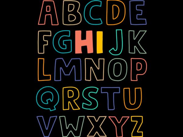 Alphabet back to school teachers svg, funny pre k kindergarten svg, back to school svg, kindergarten svg, school svg, teacher svg t shirt vector