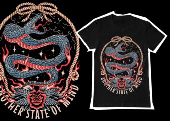 Another state of mind t-shirt design